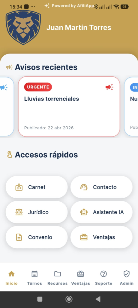 AfiliaApp Screenshot